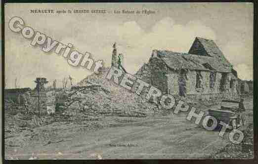 Ville de MEAULTE Carte postale ancienne Ville de MEAULTE Carte postale ancienne