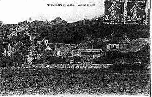 Ville de MERICOURT Carte postale ancienne