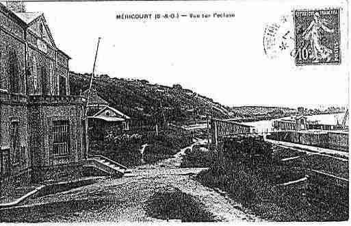 Ville de MERICOURT Carte postale ancienne