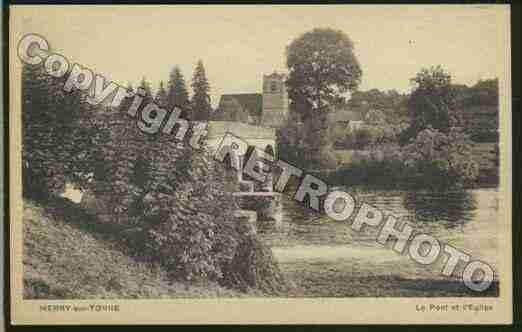 Ville de MERRYSURYONNE Carte postale ancienne