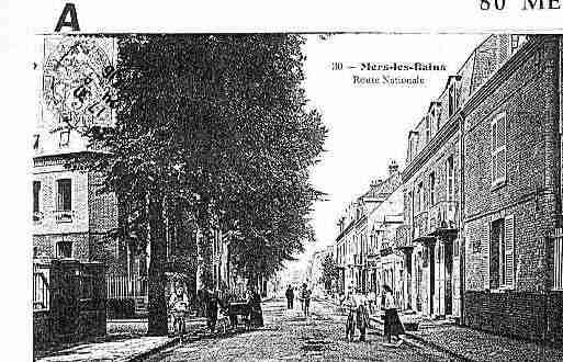 Ville de MERSLESBAINS Carte postale ancienne