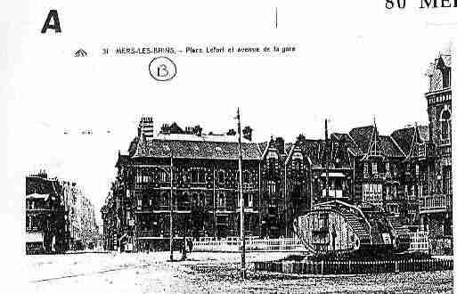 Ville de MERSLESBAINS Carte postale ancienne