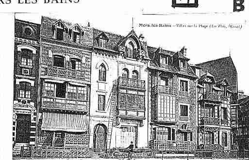 Ville de MERSLESBAINS Carte postale ancienne