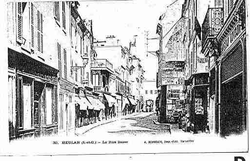 Ville de MEULAN Carte postale ancienne