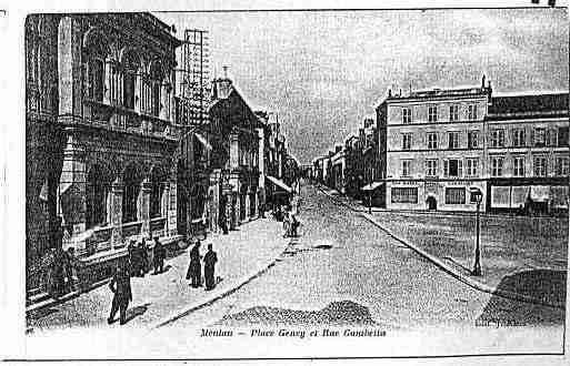 Ville de MEULAN Carte postale ancienne