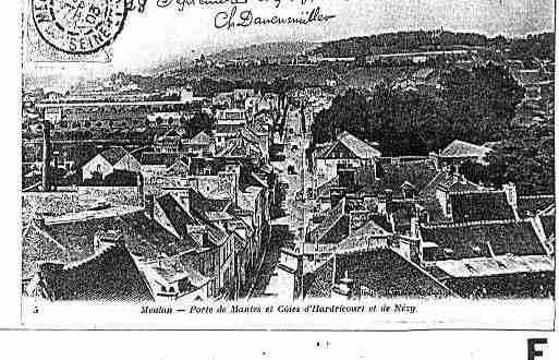 Ville de MEULAN Carte postale ancienne