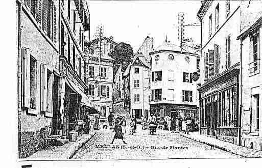 Ville de MEULAN Carte postale ancienne