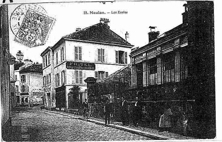 Ville de MEULAN Carte postale ancienne