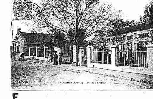Ville de MEULAN Carte postale ancienne