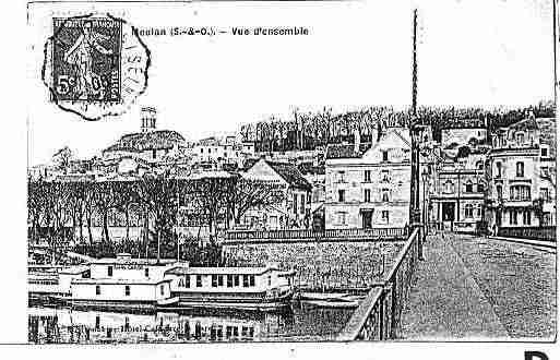 Ville de MEULAN Carte postale ancienne