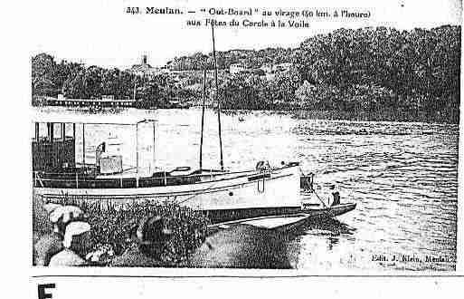 Ville de MEULAN Carte postale ancienne