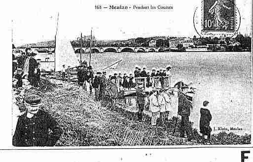 Ville de MEULAN Carte postale ancienne
