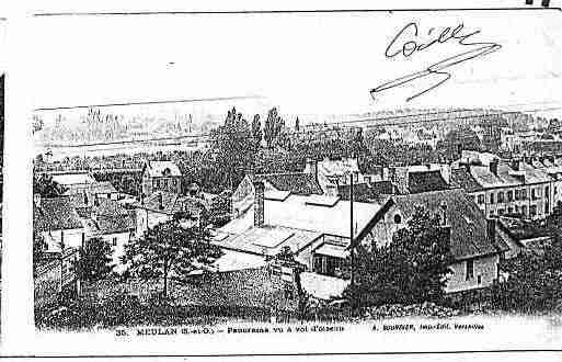Ville de MEULAN Carte postale ancienne