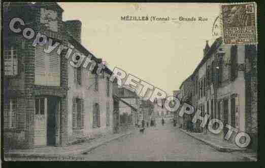 Ville de MEZILLES Carte postale ancienne