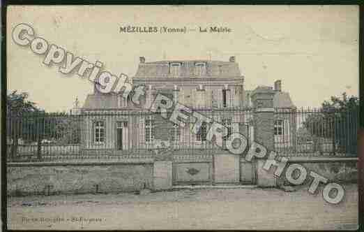 Ville de MEZILLES Carte postale ancienne