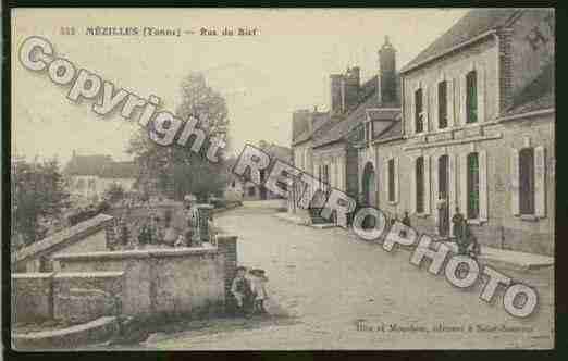 Ville de MEZILLES Carte postale ancienne