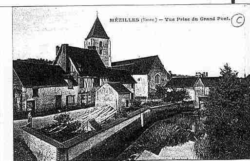 Ville de MEZILLES Carte postale ancienne