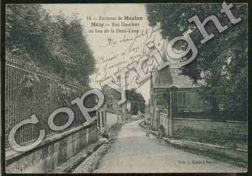 Ville de MEZYSURSEINE Carte postale ancienne Ville de MEZYSURSEINE Carte postale ancienne