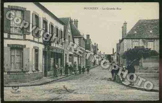 Ville de MICHERY Carte postale ancienne