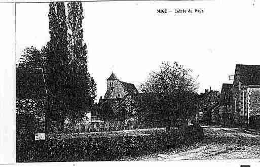 Ville de MIGE Carte postale ancienne