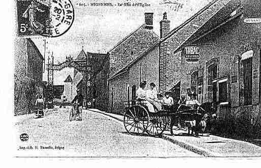 Ville de MIGENNES Carte postale ancienne