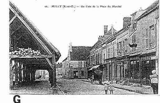 Ville de MILLYLAFORET Carte postale ancienne