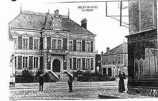 Ville de MILLYLAFORET Carte postale ancienne