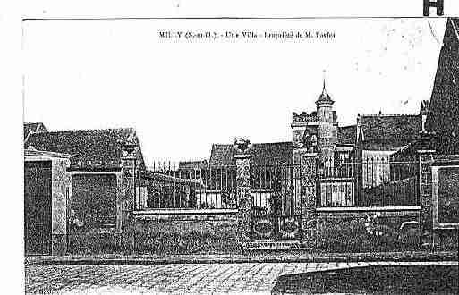 Ville de MILLYLAFORET Carte postale ancienne