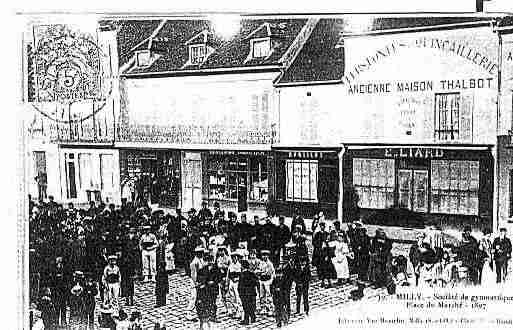 Ville de MILLYLAFORET Carte postale ancienne
