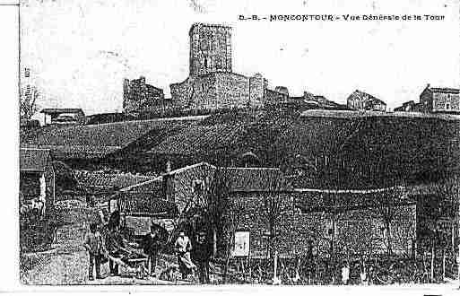 Ville de MONCONTOUR Carte postale ancienne