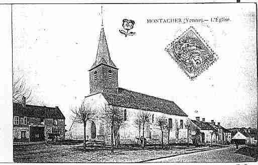 Ville de MONTACHERVILLEGARDIN Carte postale ancienne