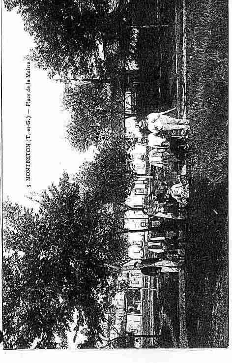 Ville de MONTBETON Carte postale ancienne