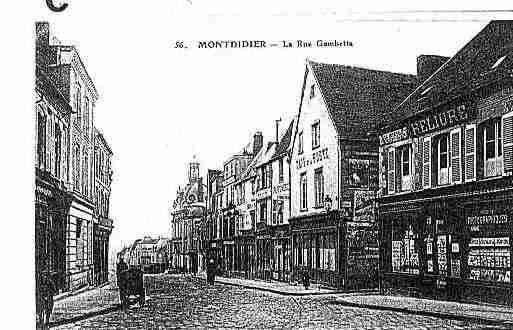 Ville de MONTDIDIER Carte postale ancienne