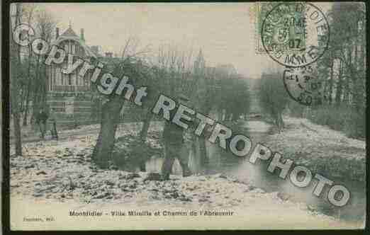 Ville de MONTDIDIER Carte postale ancienne