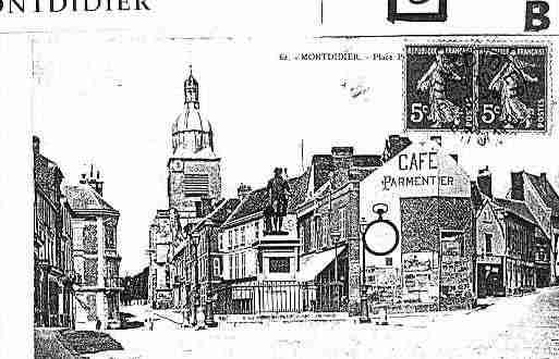 Ville de MONTDIDIER Carte postale ancienne