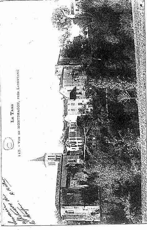 Ville de MONTDRAGON Carte postale ancienne