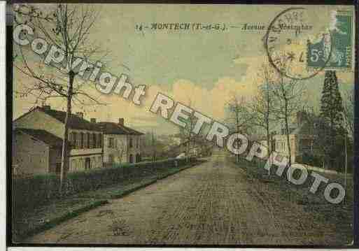 Ville de MONTECH Carte postale ancienne