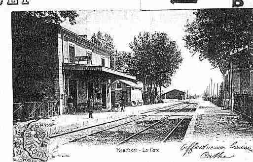 Ville de MONTFAVET Carte postale ancienne