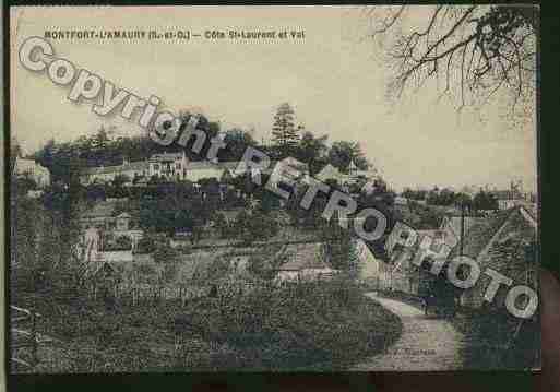 Ville de MONTFORTL\'AMAURY Carte postale ancienne