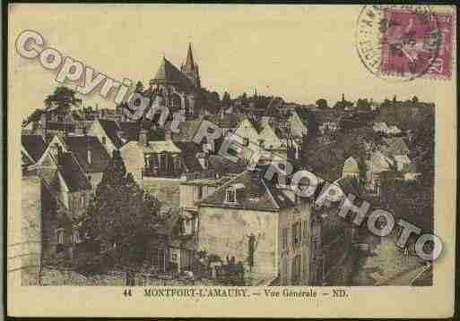 Ville de MONTFORTL\'AMAURY Carte postale ancienne