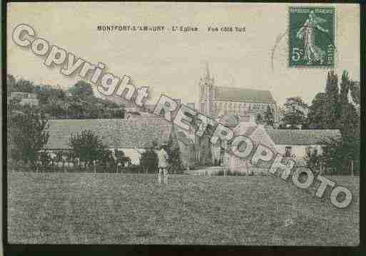 Ville de MONTFORTL\'AMAURY Carte postale ancienne