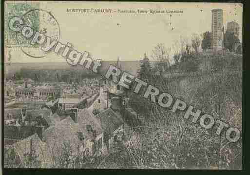 Ville de MONTFORTL\'AMAURY Carte postale ancienne