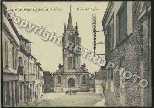 Ville de MONTFORTL\'AMAURY Carte postale ancienne