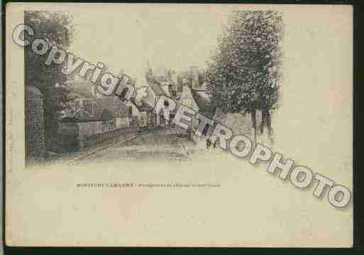 Ville de MONTFORTL\\\'AMAURY Carte postale ancienne