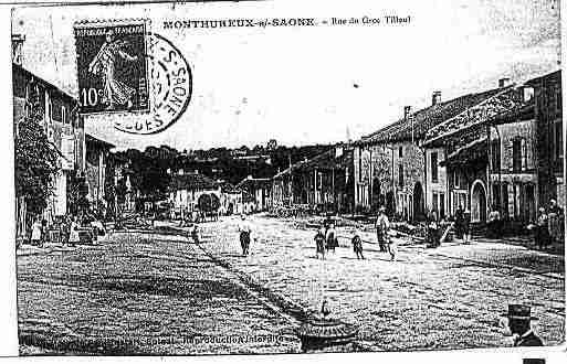 Ville de MONTHUREUXSURSAONE Carte postale ancienne