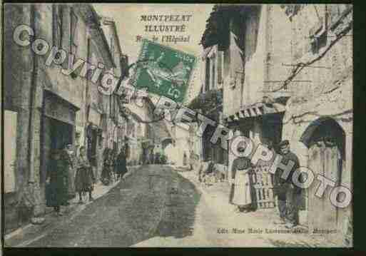 Ville de MONTPEZATDEQUERCY Carte postale ancienne Ville de MONTPEZATDEQUERCY Carte postale ancienne
