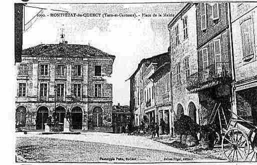 Ville de MONTPEZATDEQUERCY Carte postale ancienne