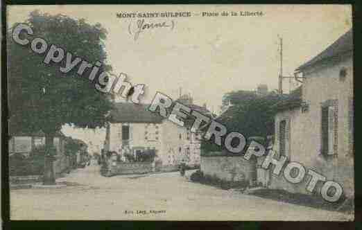 Ville de MONTSTSULPICE Carte postale ancienne