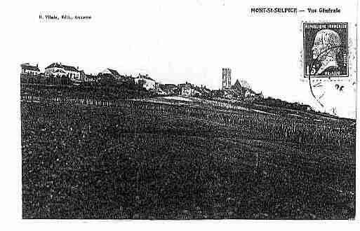 Ville de MONTSTSULPICE Carte postale ancienne Ville de MONTSTSULPICE Carte postale ancienne