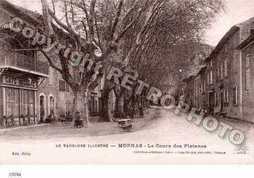 Ville de MORNAS Carte postale ancienne